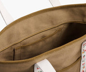 Ditsy Dahlia Canvas Carry All