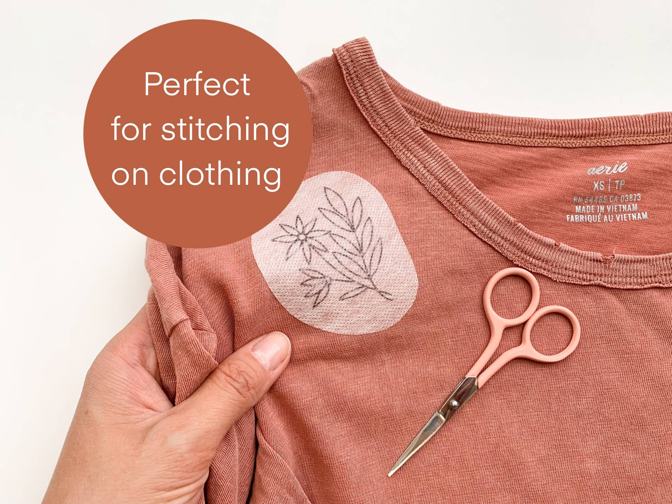 Floral Stick & Stitch Embroidery Designs/Patterns