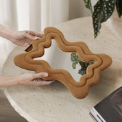 Wavy Velvet Mirror