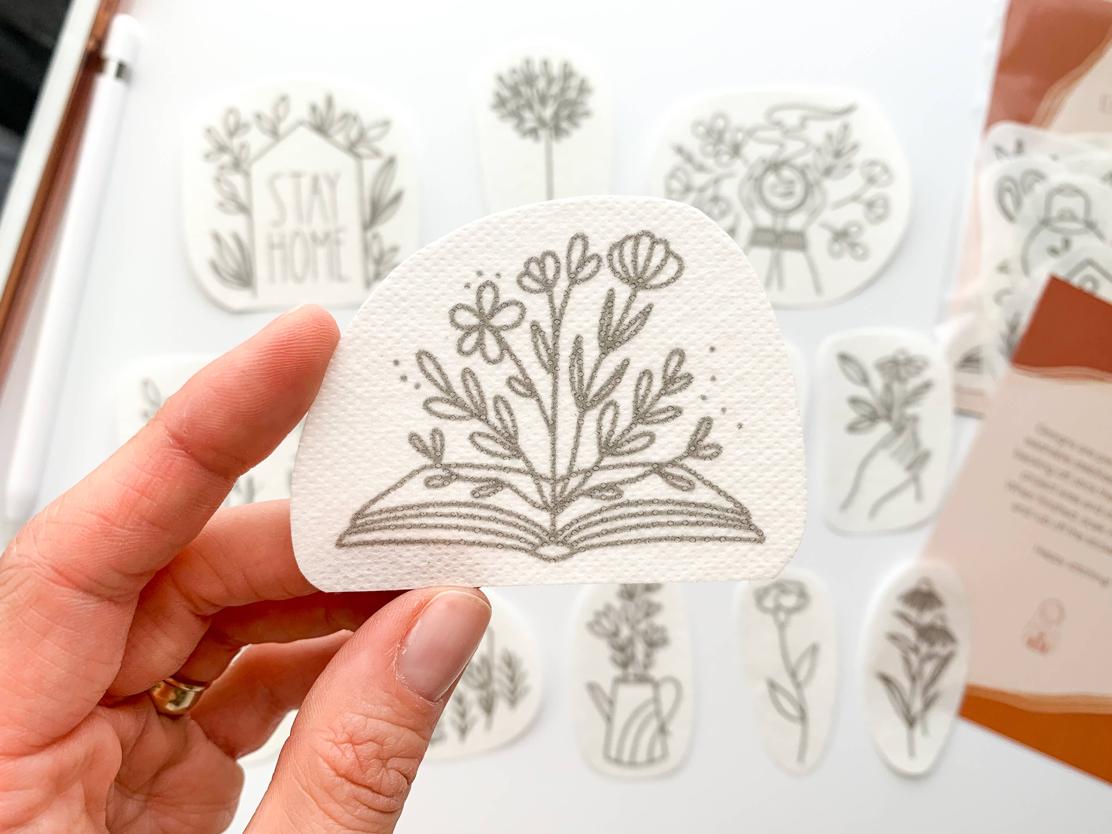 Summer Stick & Stitch Embroidery Patterns/Patches