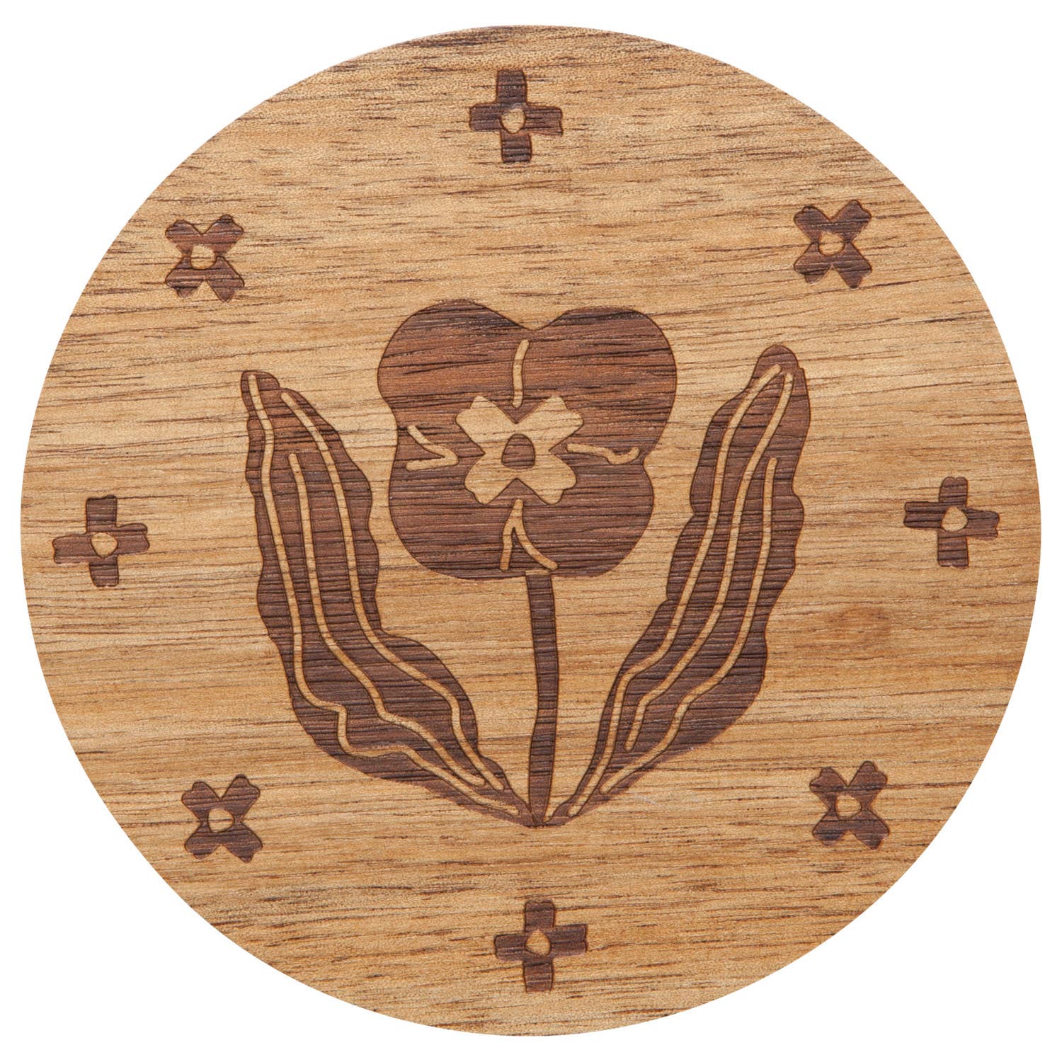 Teppi Engraved Coasters Set of 4