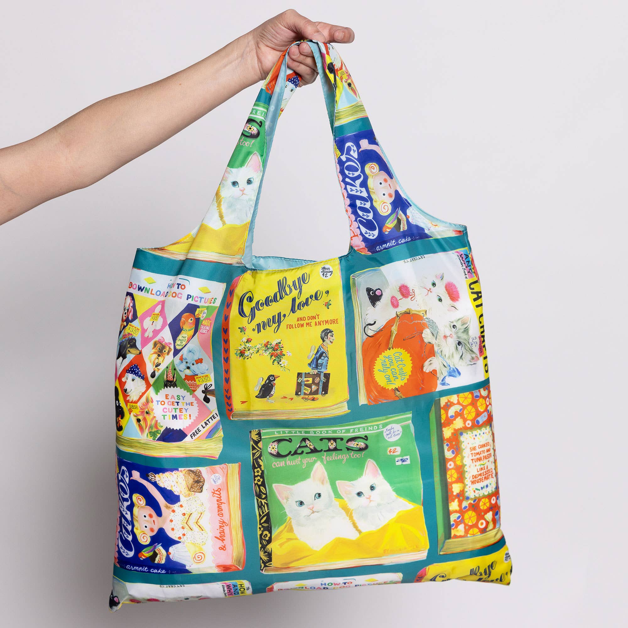 Useless Books Art Sack® by Anna Hoyle | Reusable Book Tote