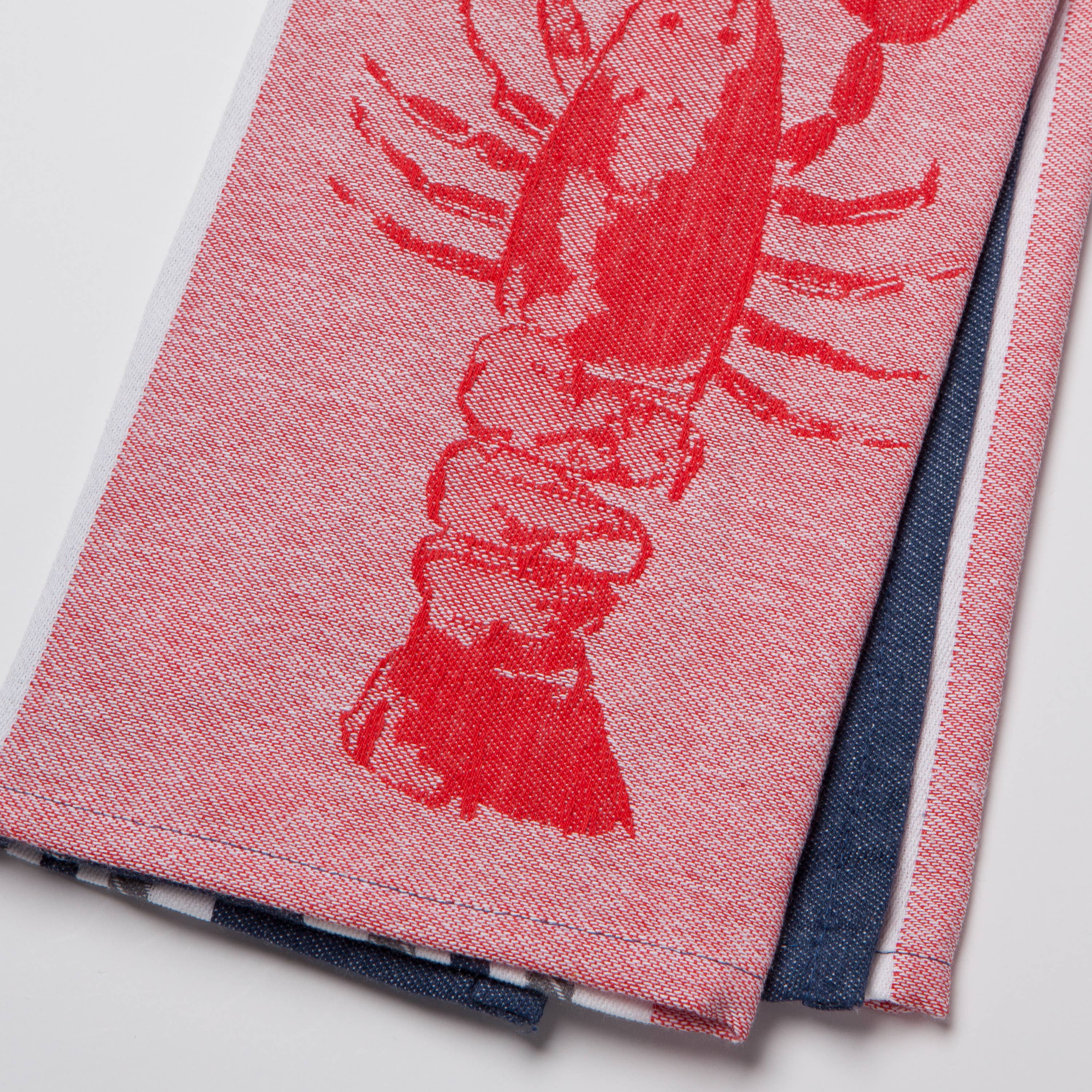 Lobster Jacquard Dishtowel