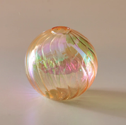 Iridescent Ball Vases
