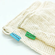 2 Pack Organic Cotton Mesh Produce Bags | Faire Market
