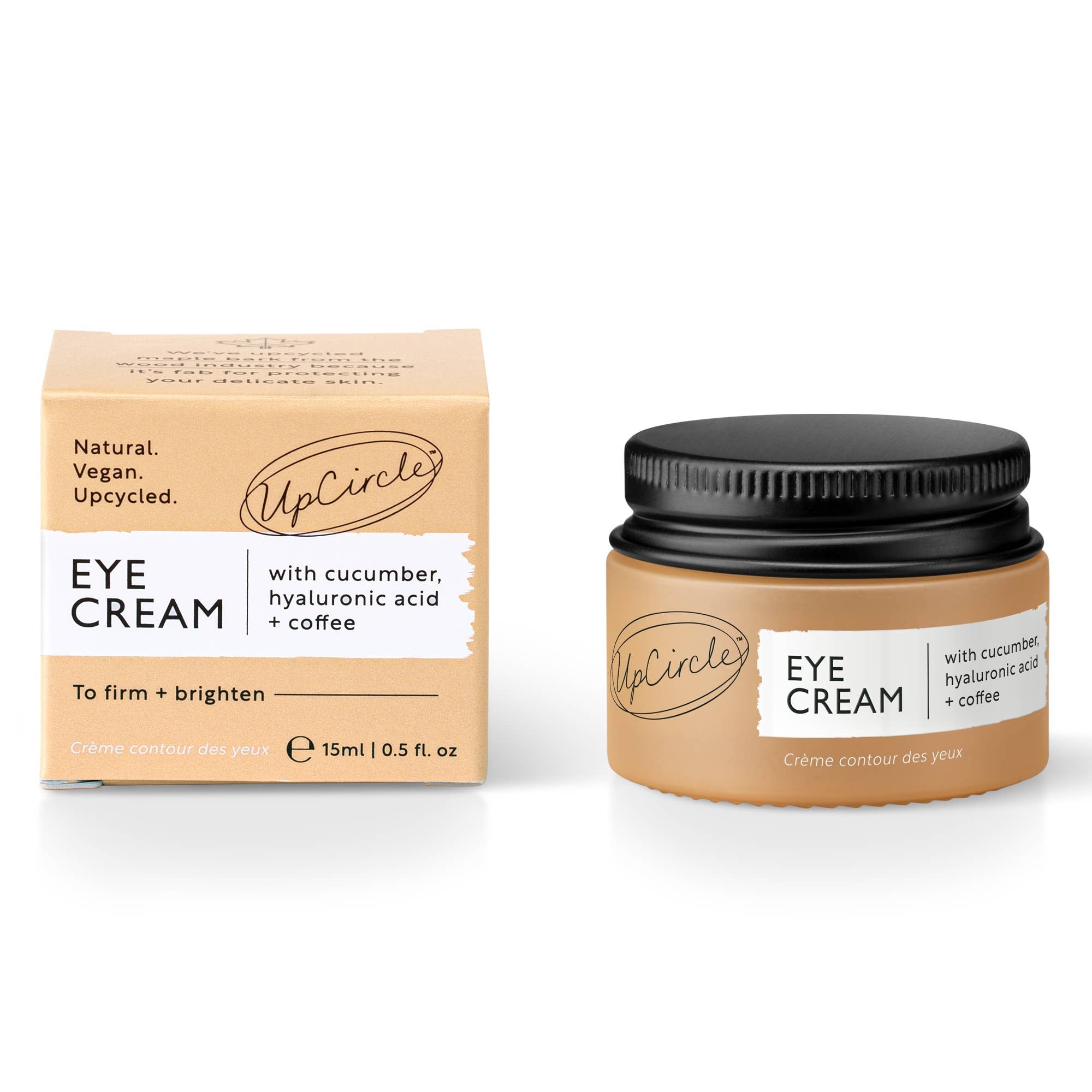 Vegan Hydrating Eye Cream with Hyaluronic Acid + Coffee Oil