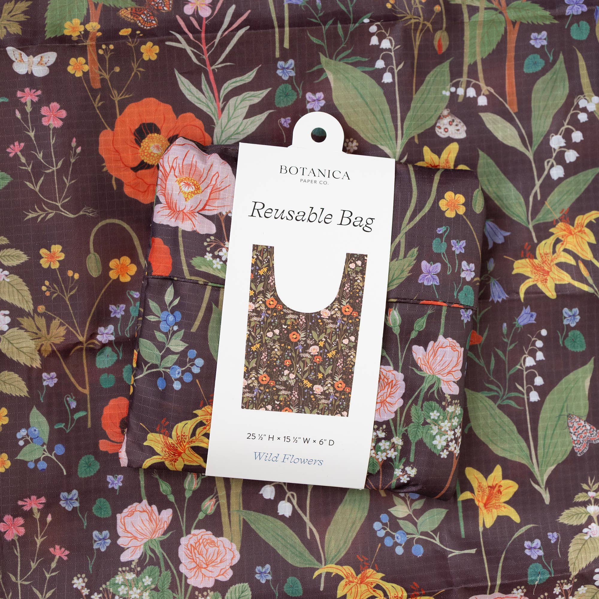 WILD FLOWERS / REUSABLE BAG