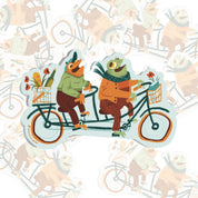 Frog and Toad Vinyl Sticker