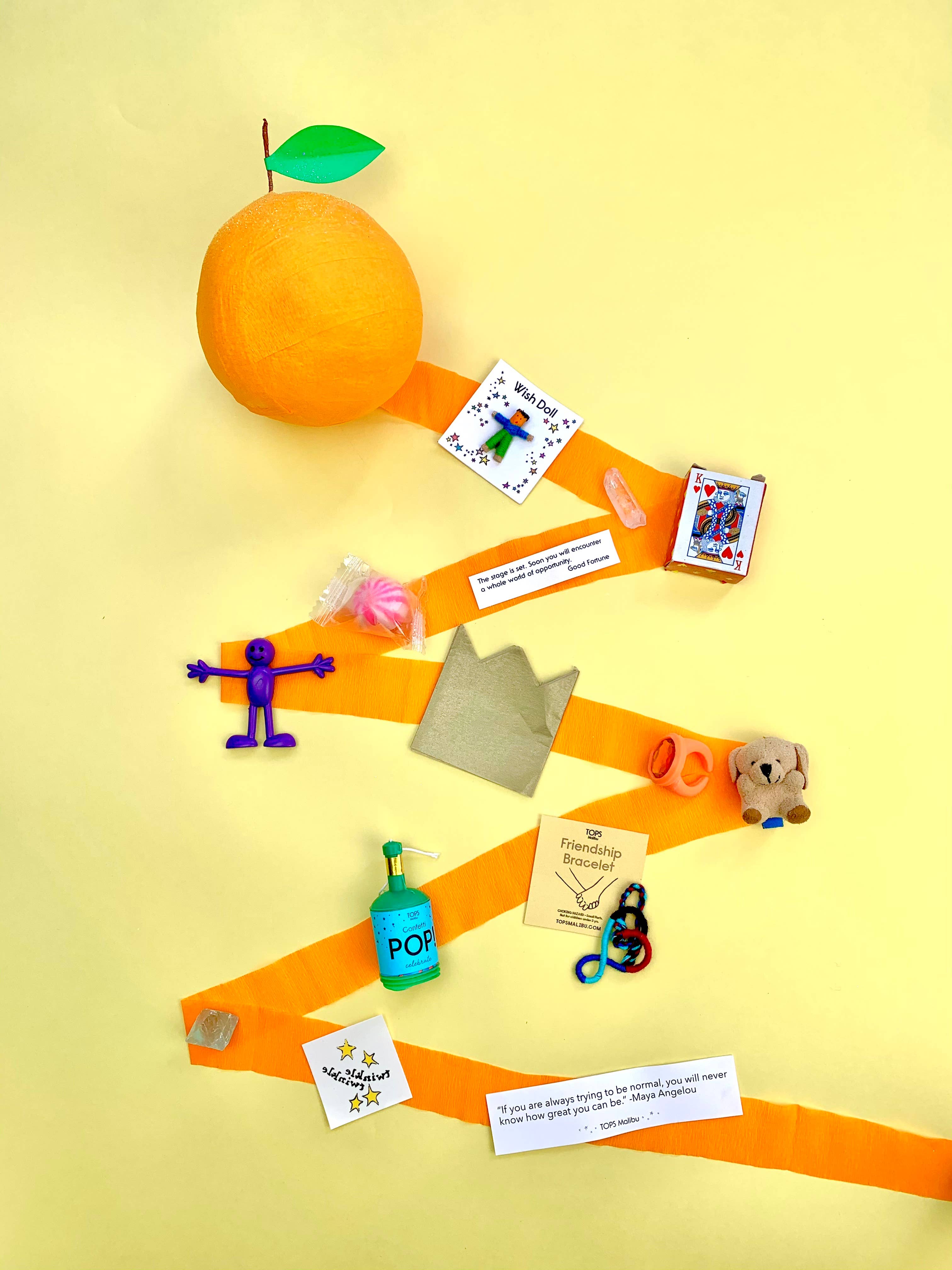 Deluxe Surprise Ball - Orange