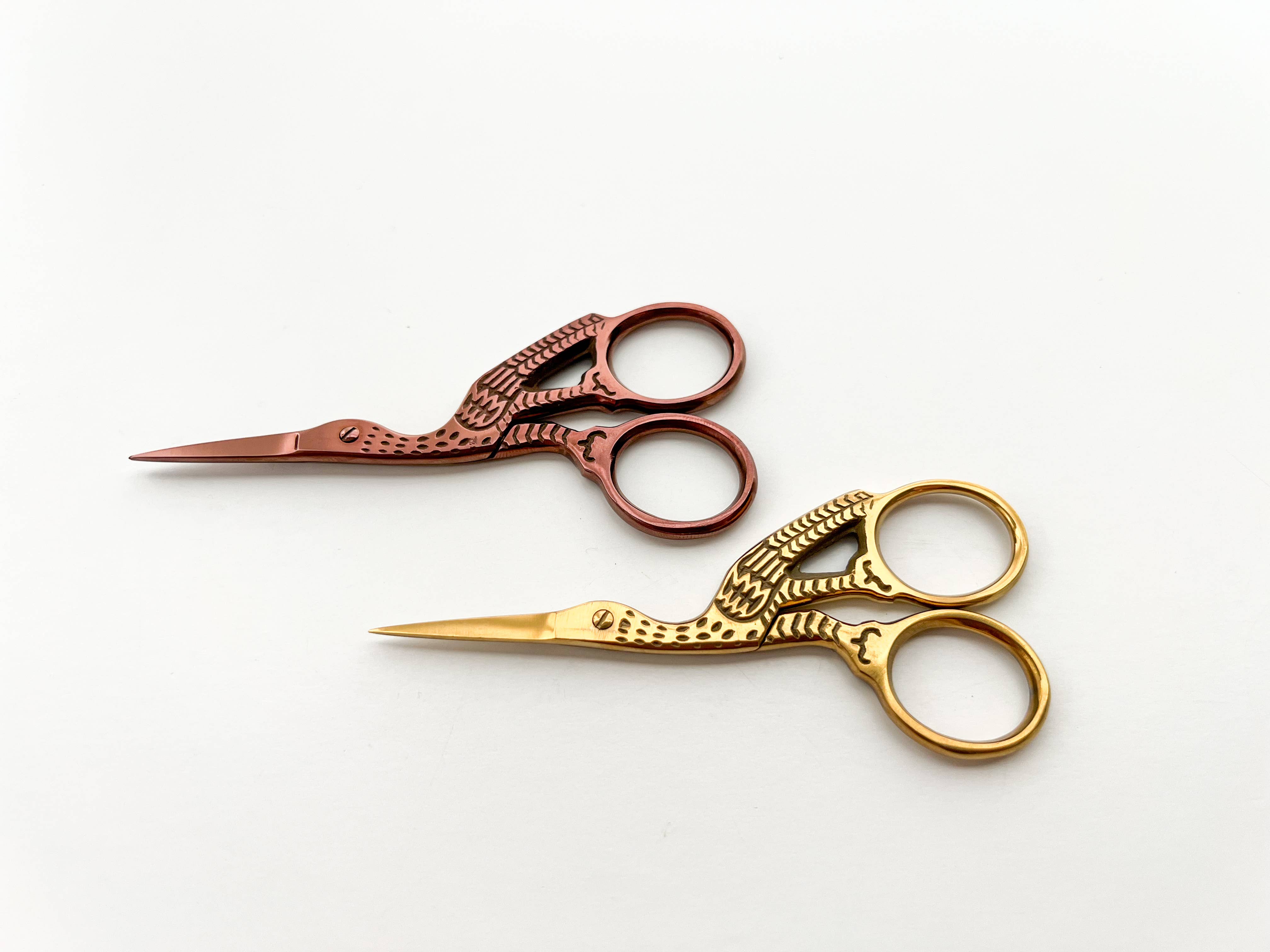 Classic Stork Embroidery Scissors