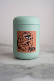 Stay Home Club *Scrappy Raccoon* Sticker | Waterproof Vinyl Sticker