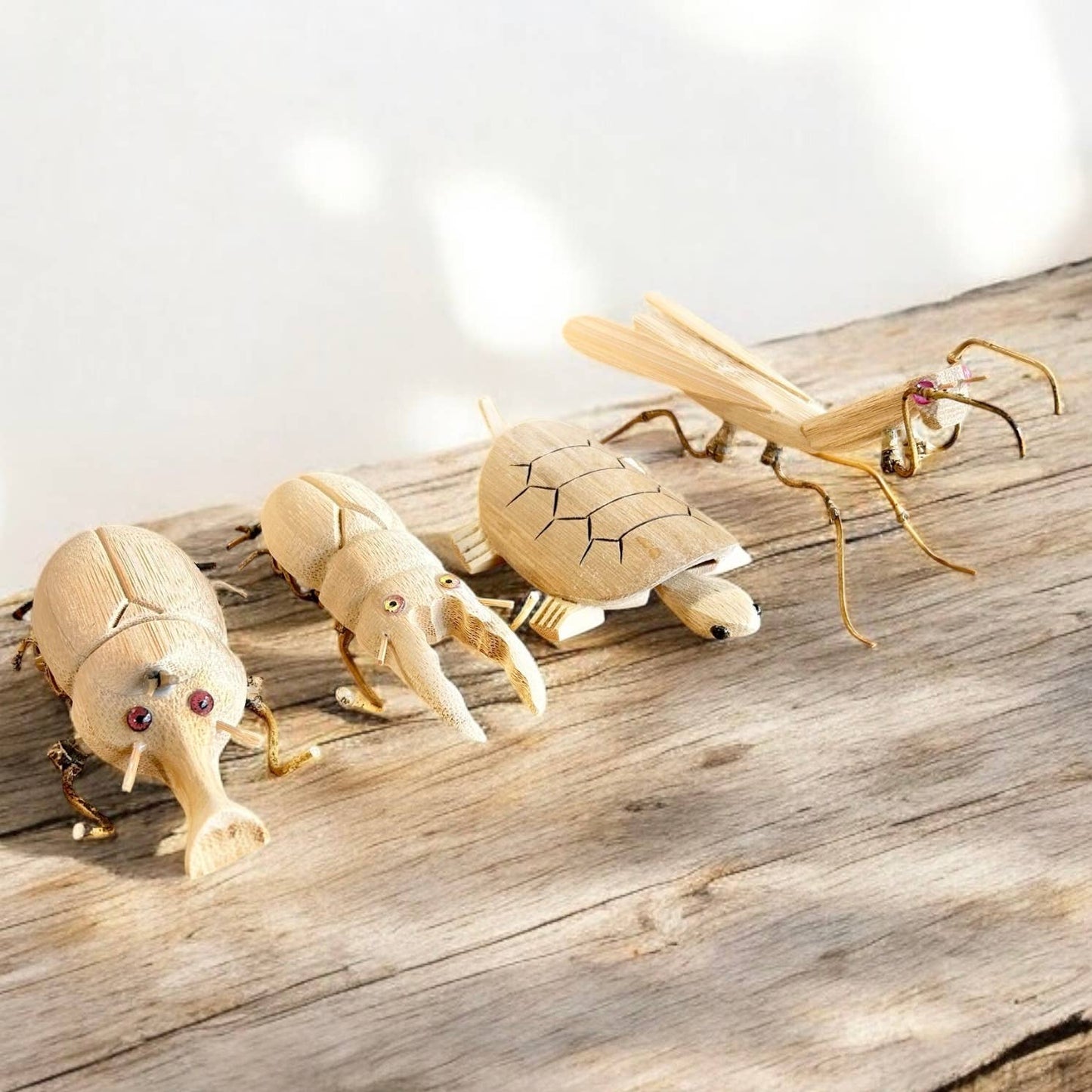 Handmade Bamboo Stag Beetle