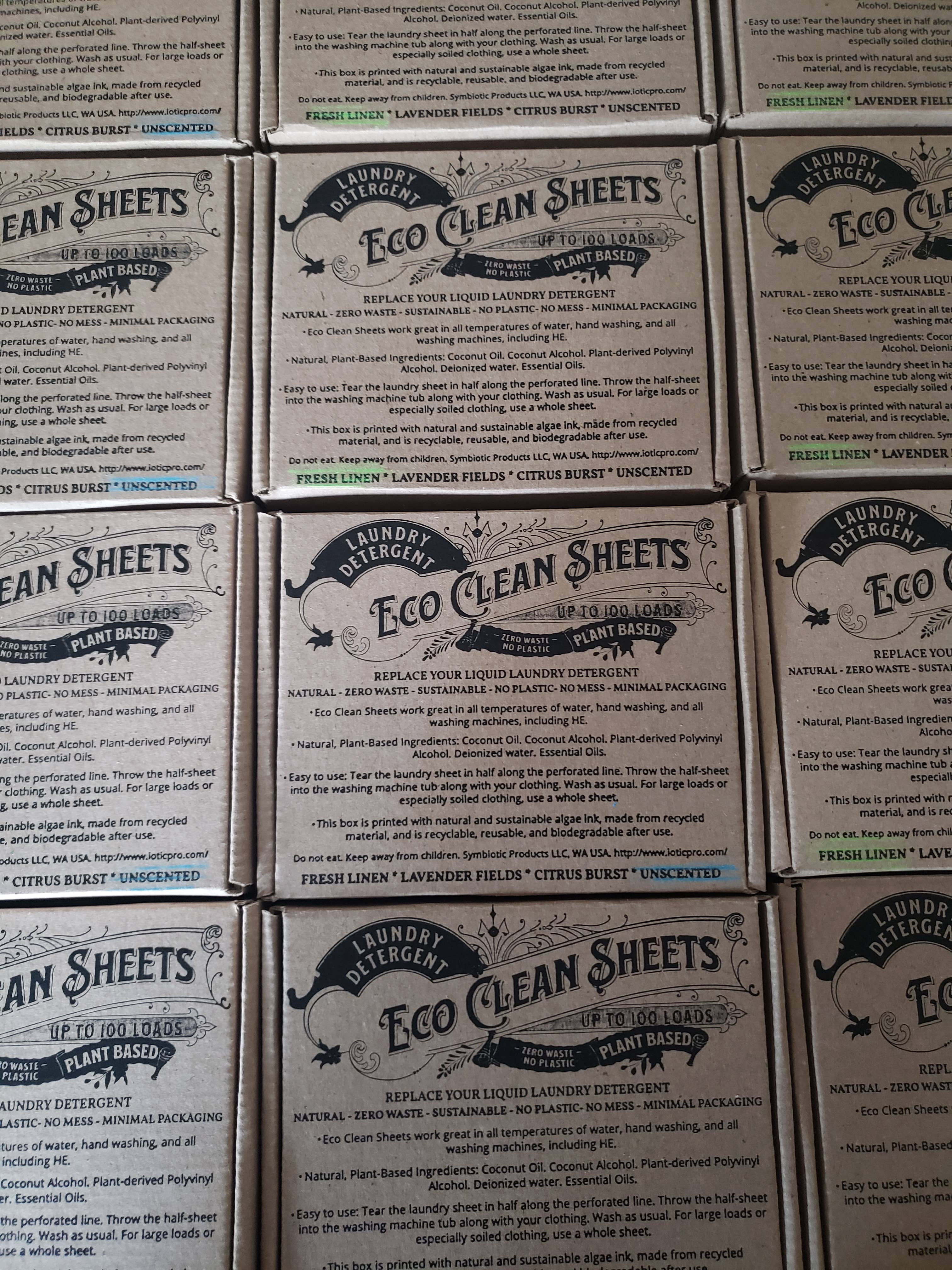 Eco Clean Sheets - Laundry Detergent -100 Loads