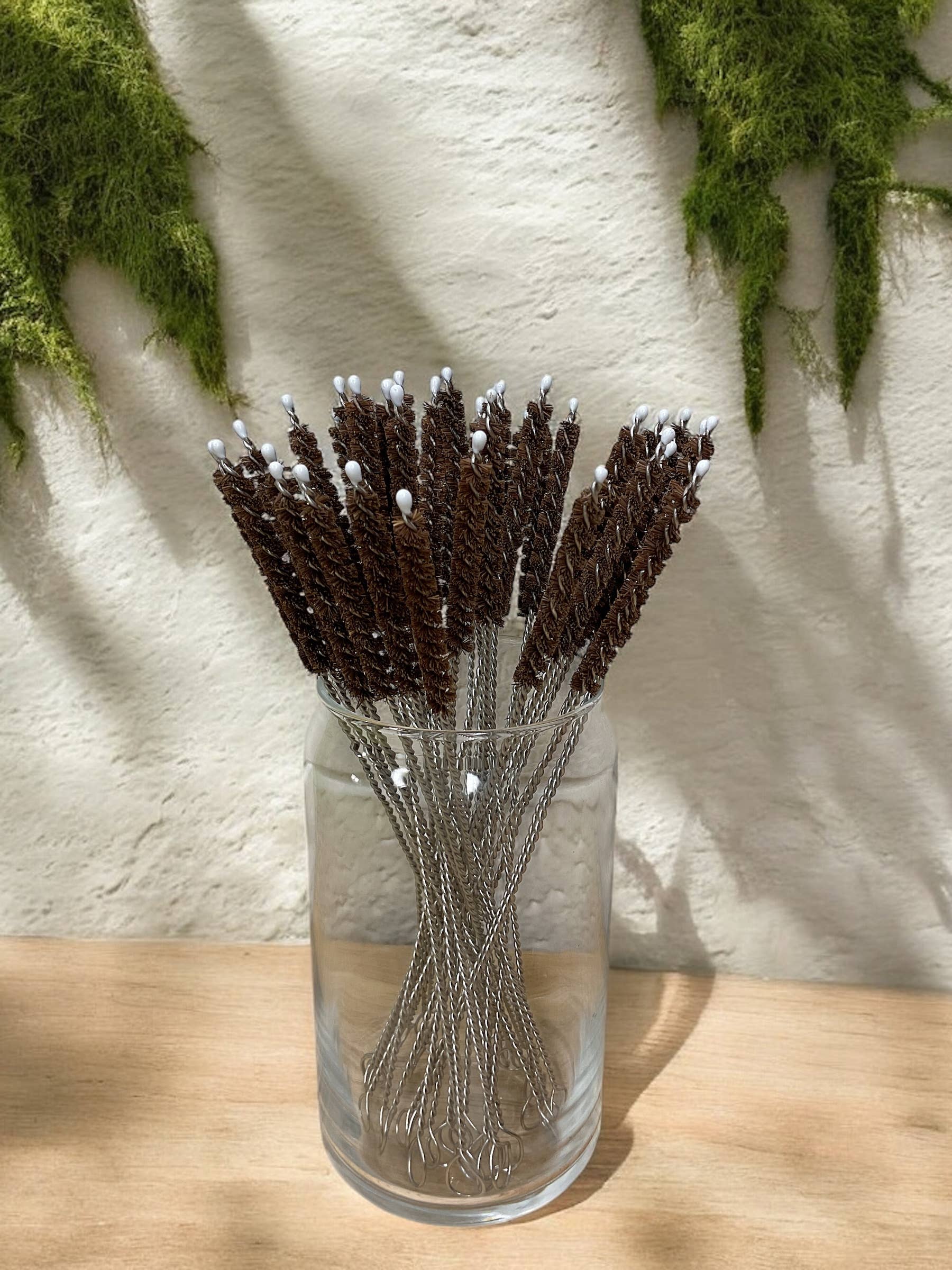 Coconut Fiber Plastic-Free Straw Cleaner