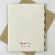 Thanks! Green Gingham Greeting Card
