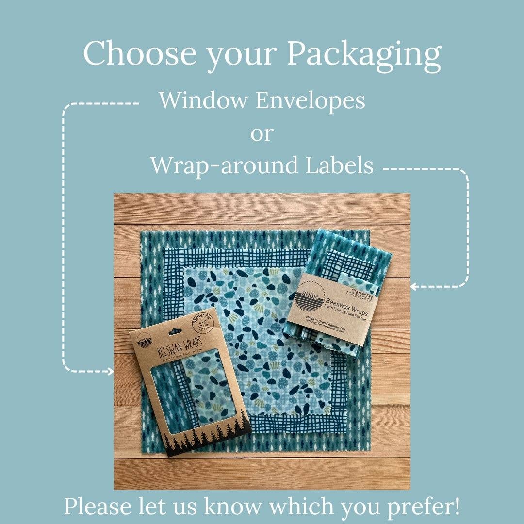 Beeswax Wrap Starter Set - No Regrets