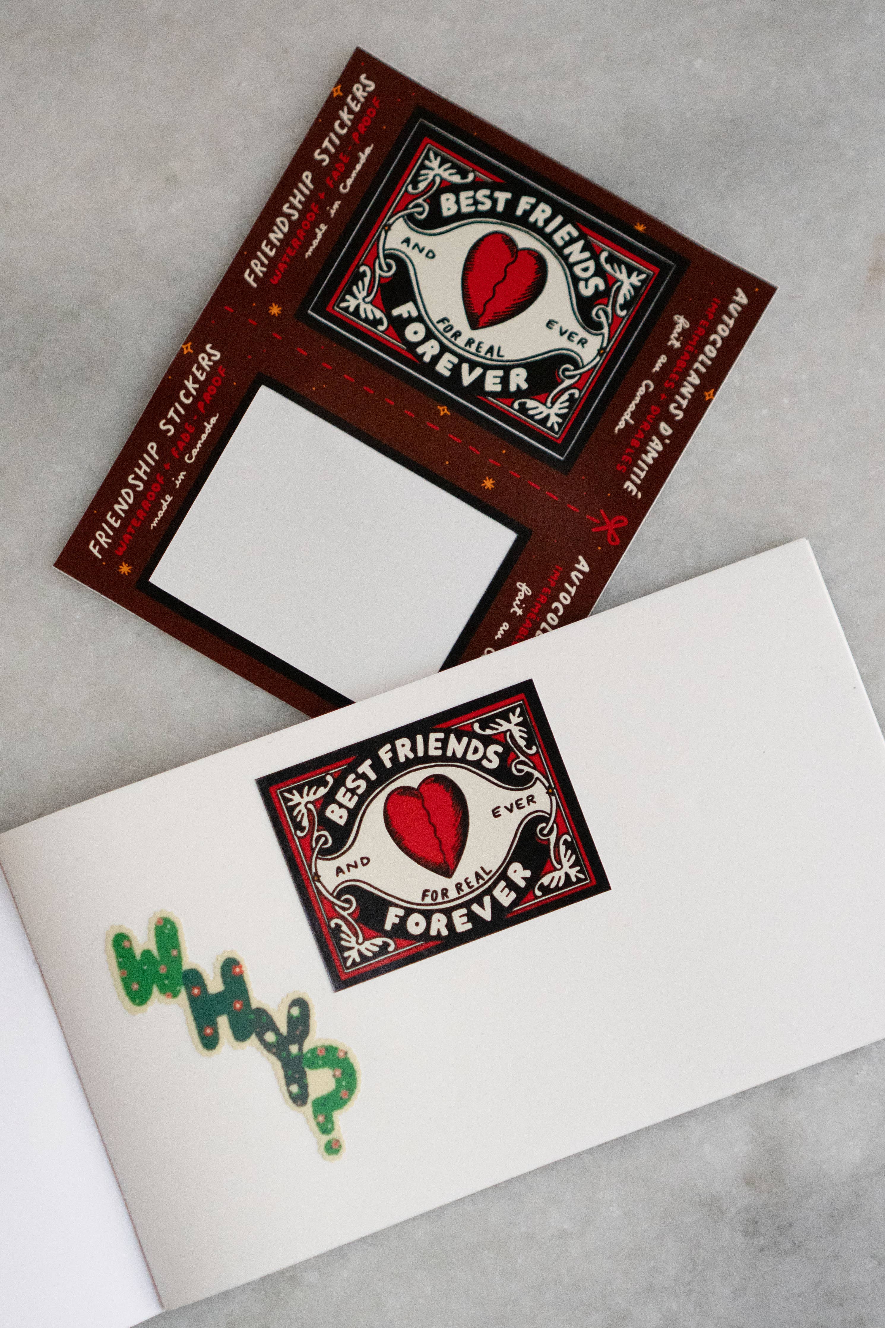Best Friends Sticker Set | Giftable Friendship Stickers