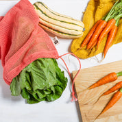 Le Marche Coral Mesh Produce Bags Set of 3