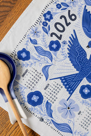 2026 Calendar Tea Towel – Year-Round Decor
