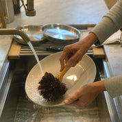 Fox Run Natural Dish Brush, Bassine, 8.5"