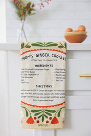Ginger Cookies Tea Towel – Holiday Baking