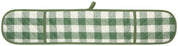 Elm Green Check Double Oven Mitt