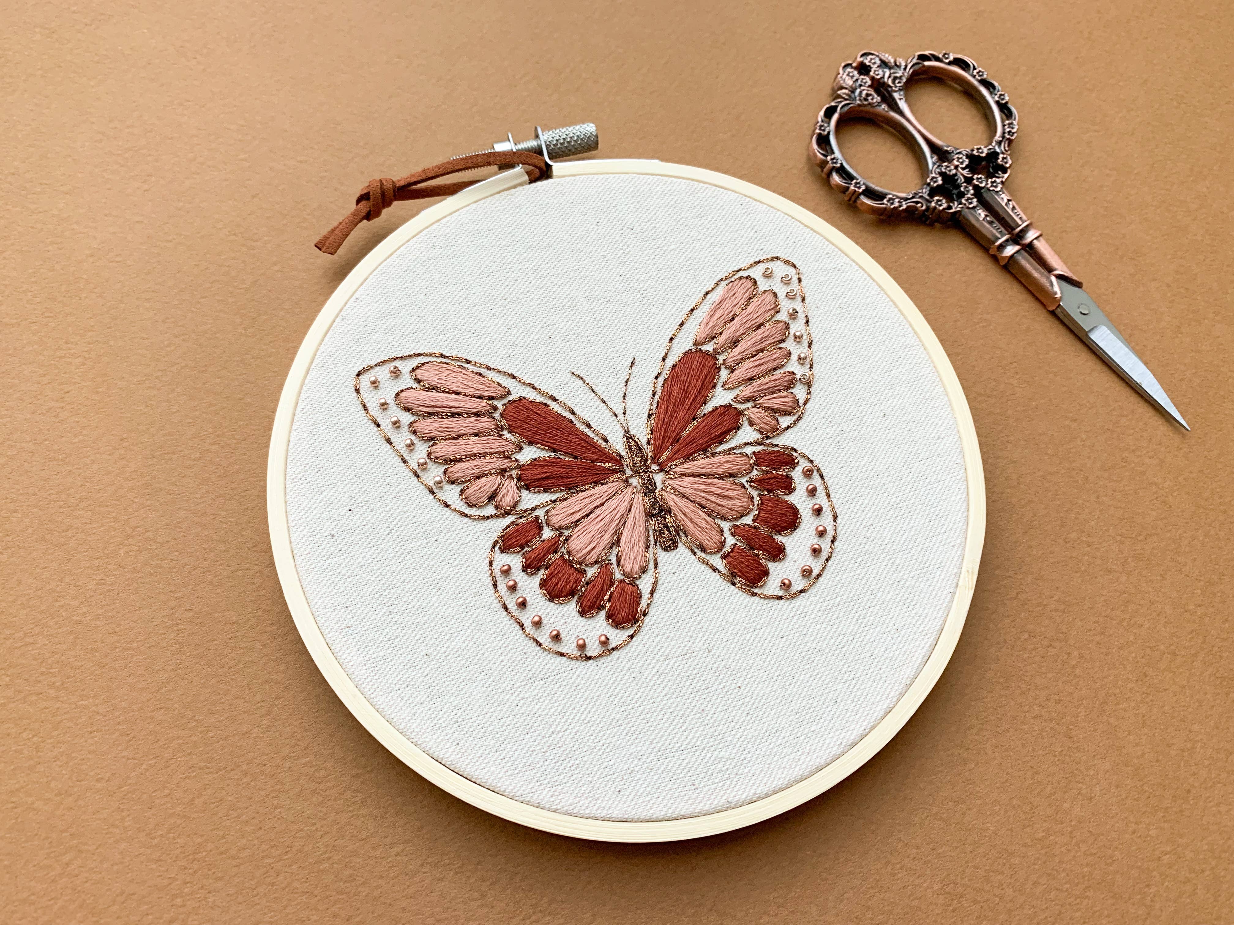 Butterfly Embroidery Kit