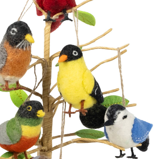 Hanging Felt Goldfinch