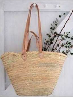 Moroccan Market Basket Double Handle