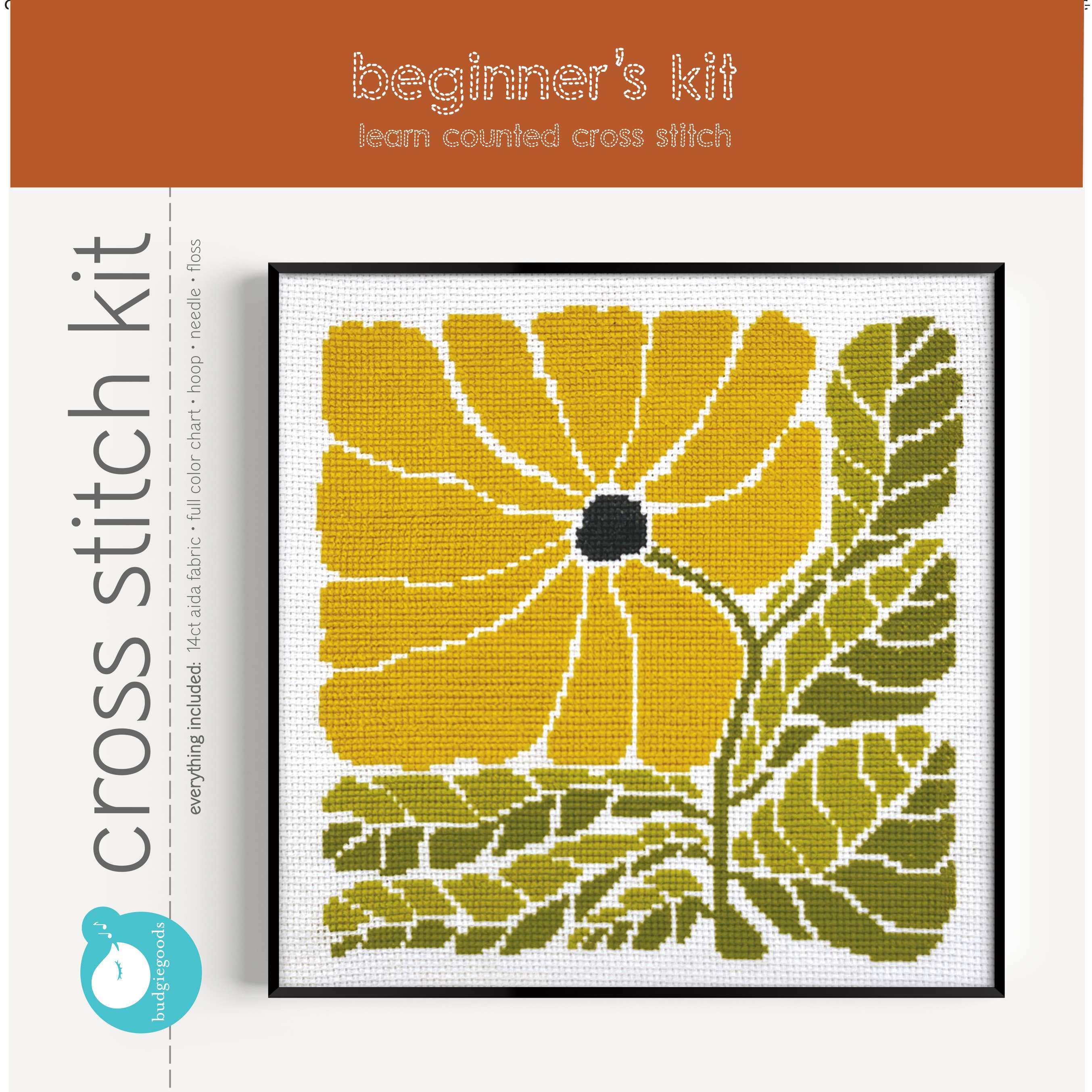 Sunny Blossom Beginner Cross Stitch Kit