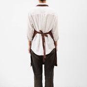 Chocolate Linen Daily Apron