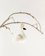 Swan Princess Felt Ornament | Handcrafted in Nepal