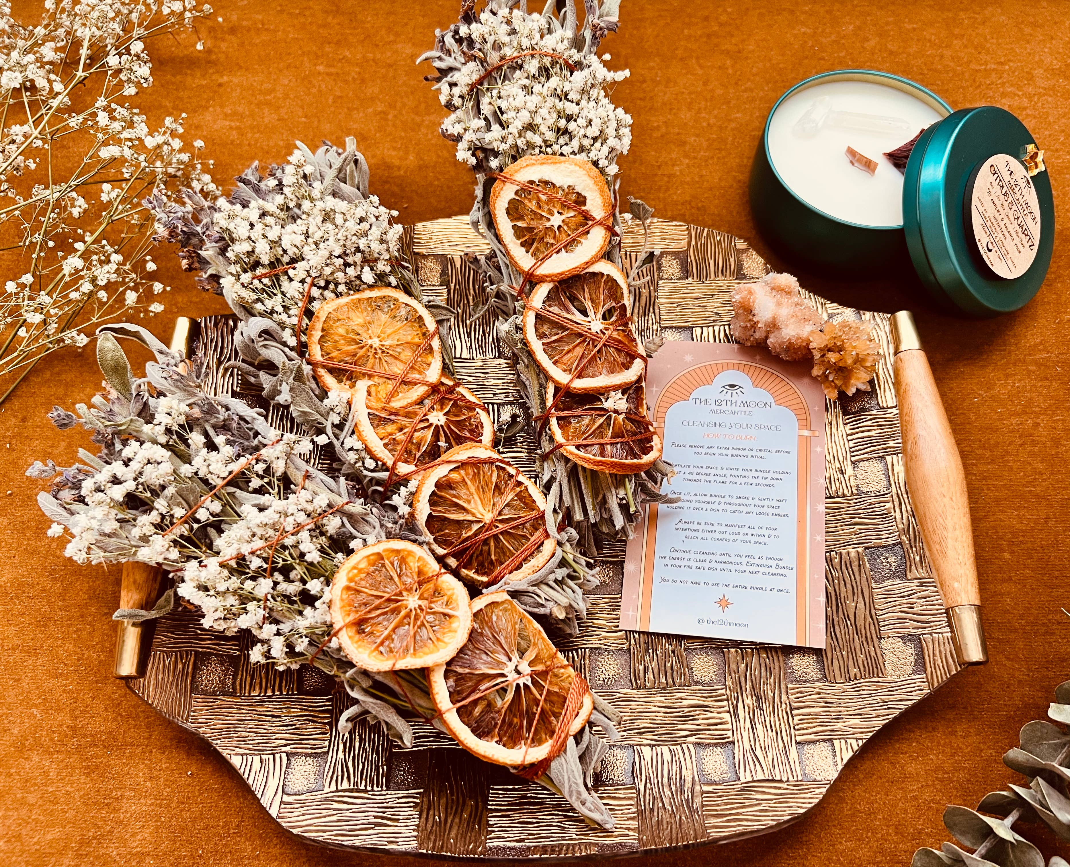The 12th Moon CITRUS HARVEST Sage Bundle