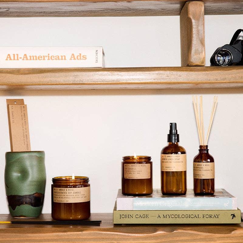 P.F. Candle Co. Amber & Moss - 7.2 oz Standard Soy Candle