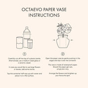 Elysia Paper Vase by Octaevo | Botanical Design