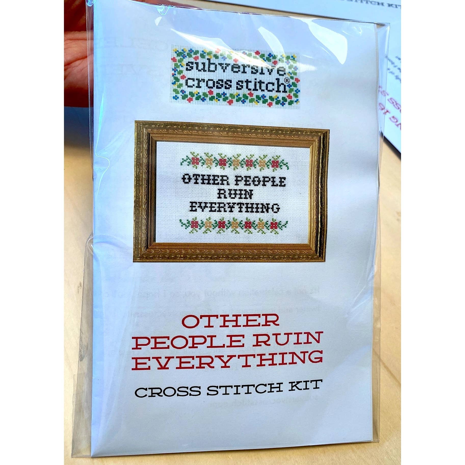I Love You Just the Way I Am Deluxe Cross Stitch Kit