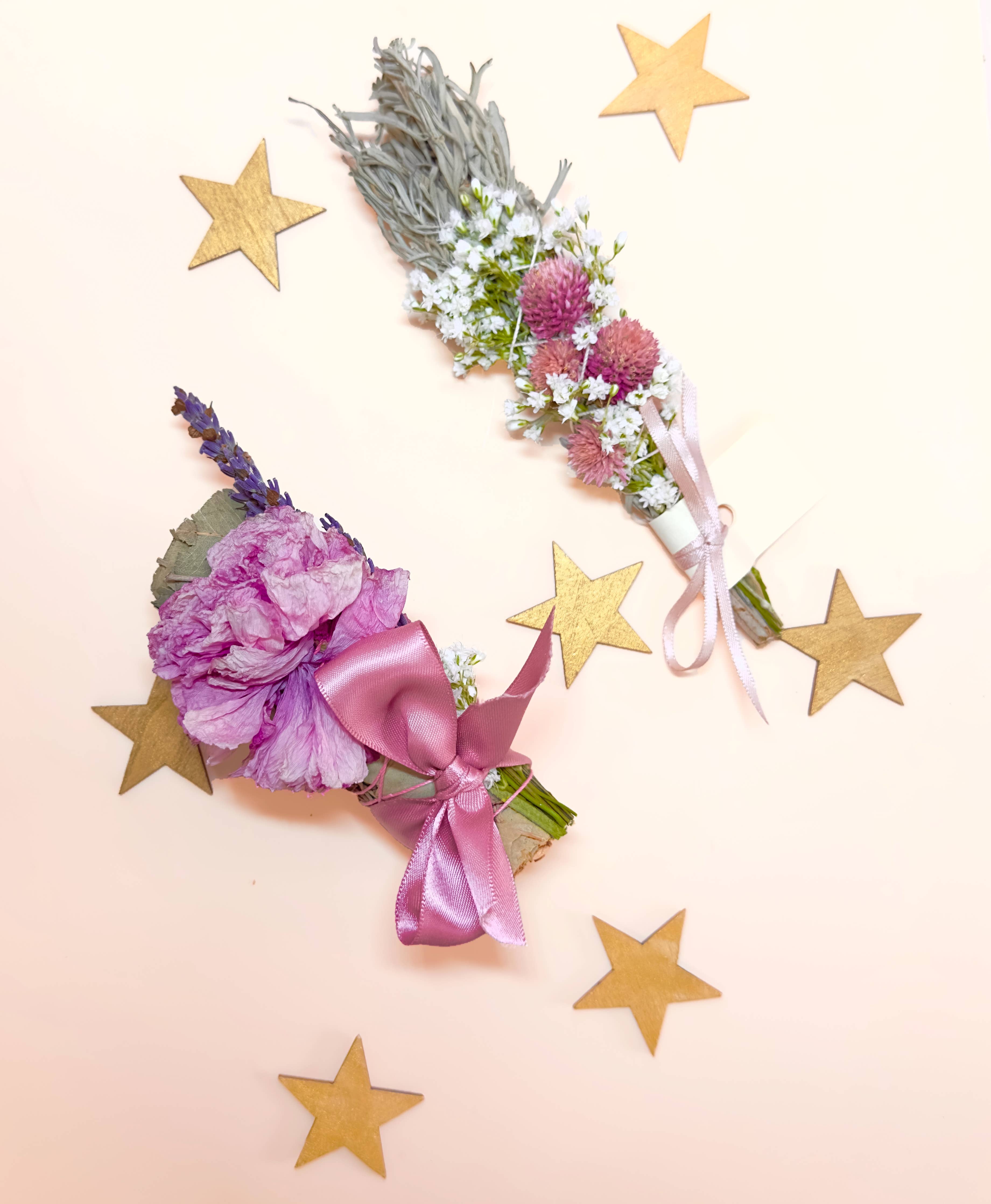 The 12th Moon MEADOW Mini Blue Sage Smudge Bundle - Smoke Cleanser