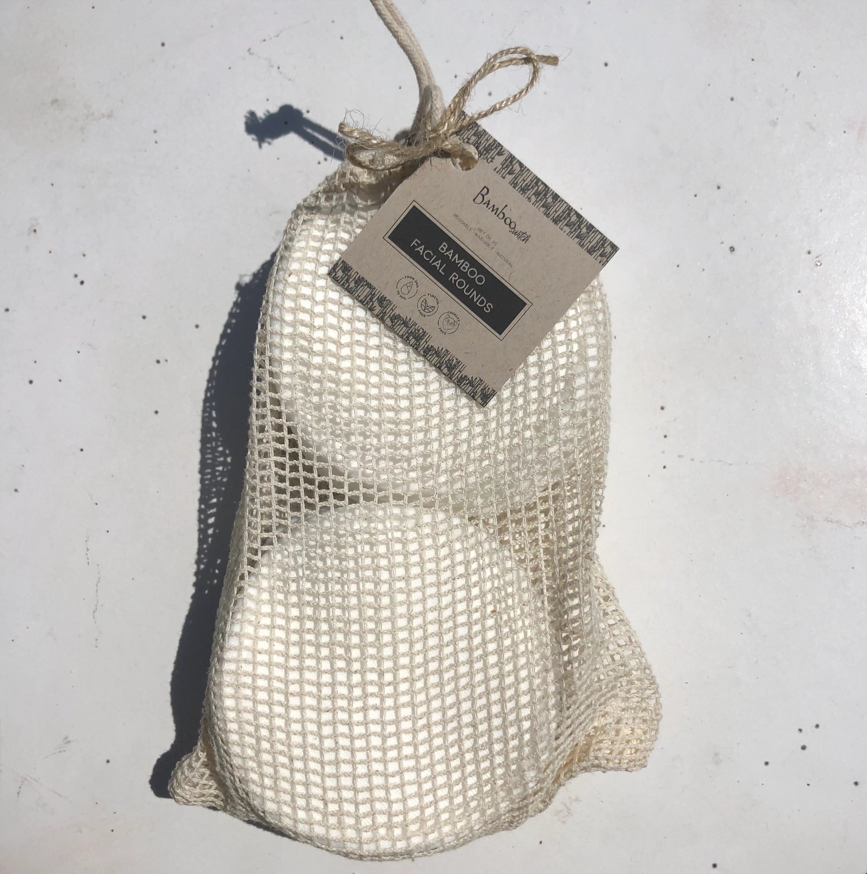 Set of 20 - Reusable Bamboo Cotton Facial Rounds