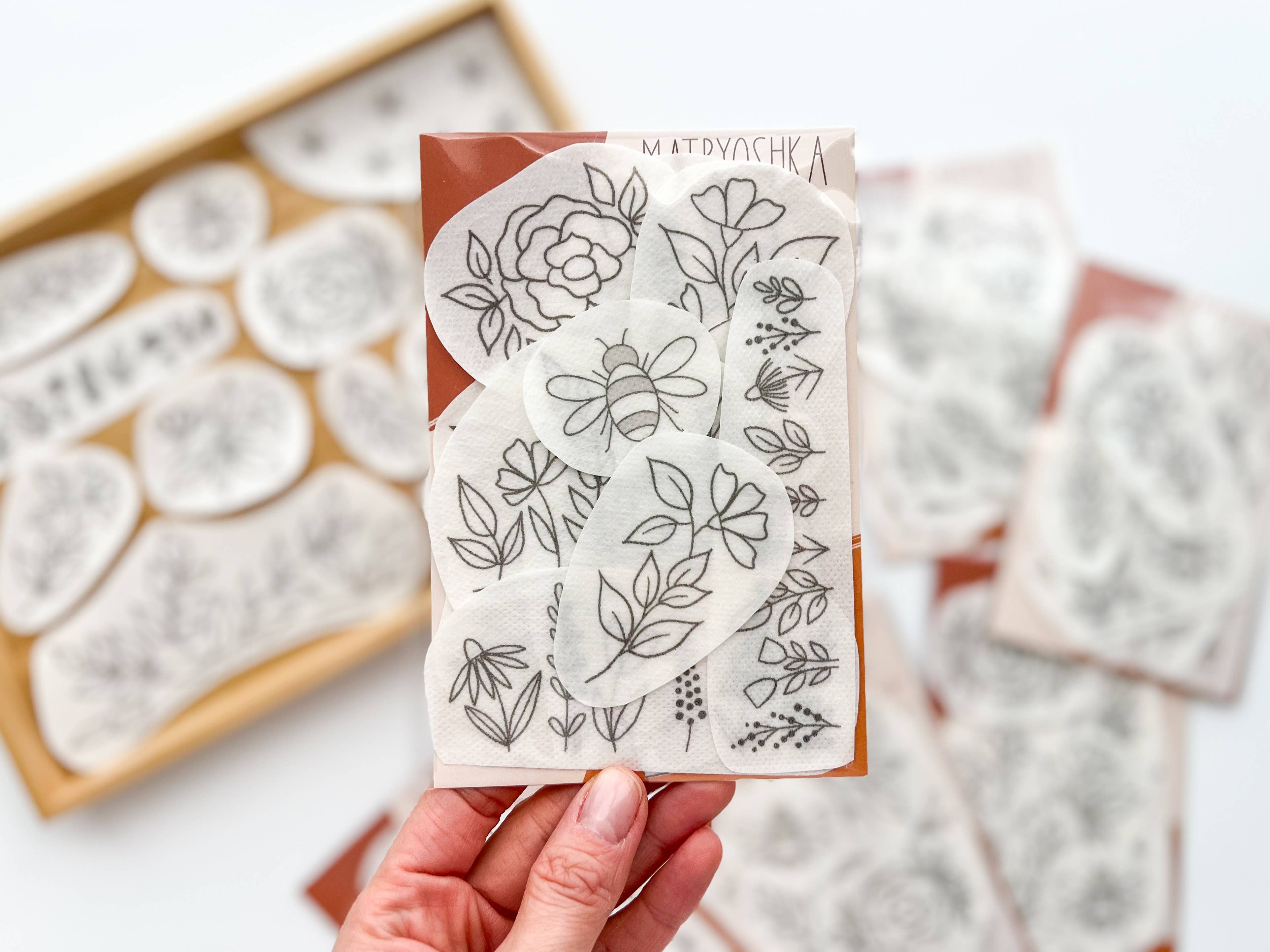 Floral Stick & Stitch Floral Embroidery Patterns for Clothing