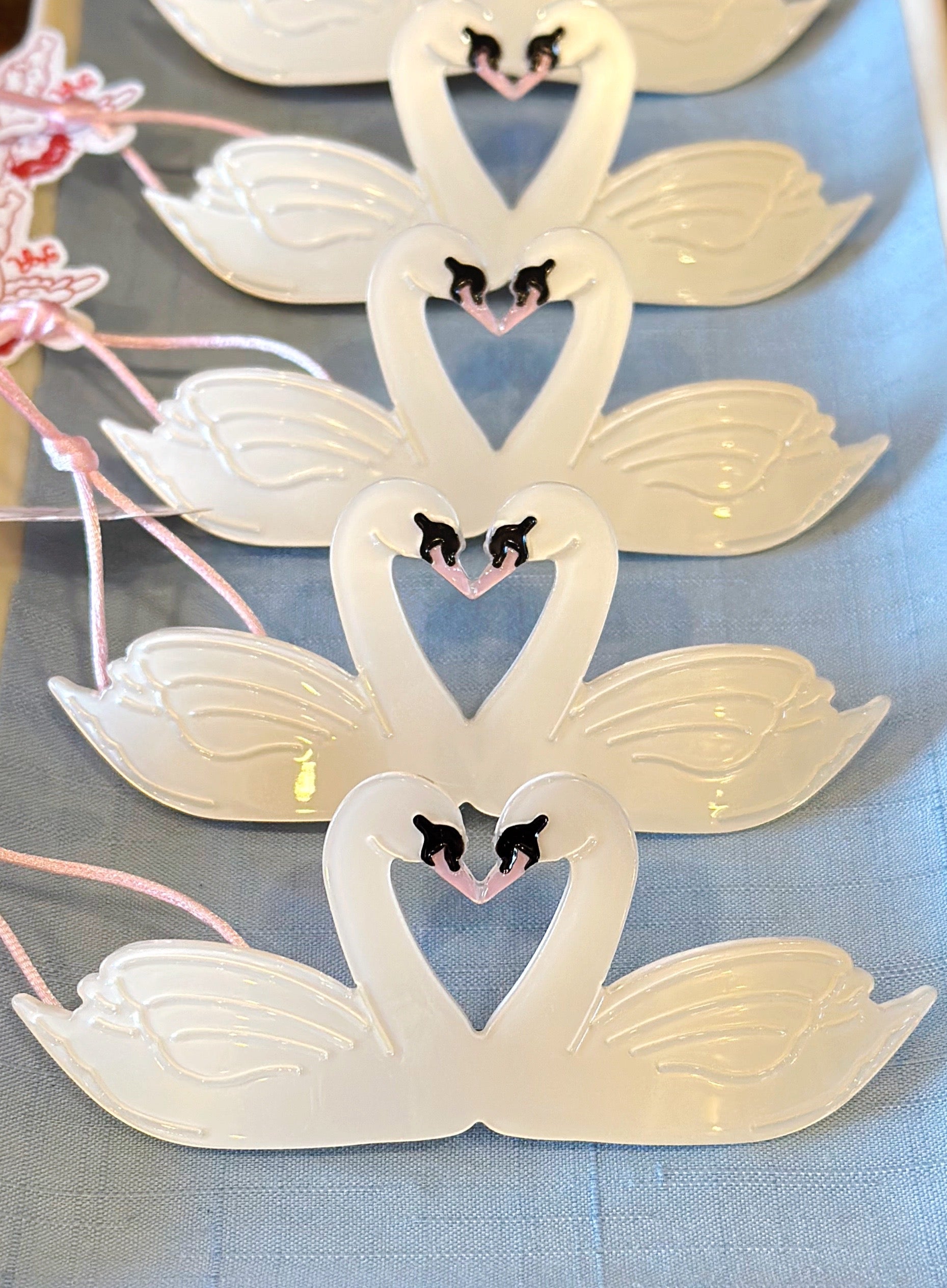 Swan Kiss Barrette