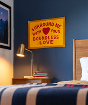 Surround Me With Your Boundless Love Camp Flag • John Prine x Oxford Pennant
