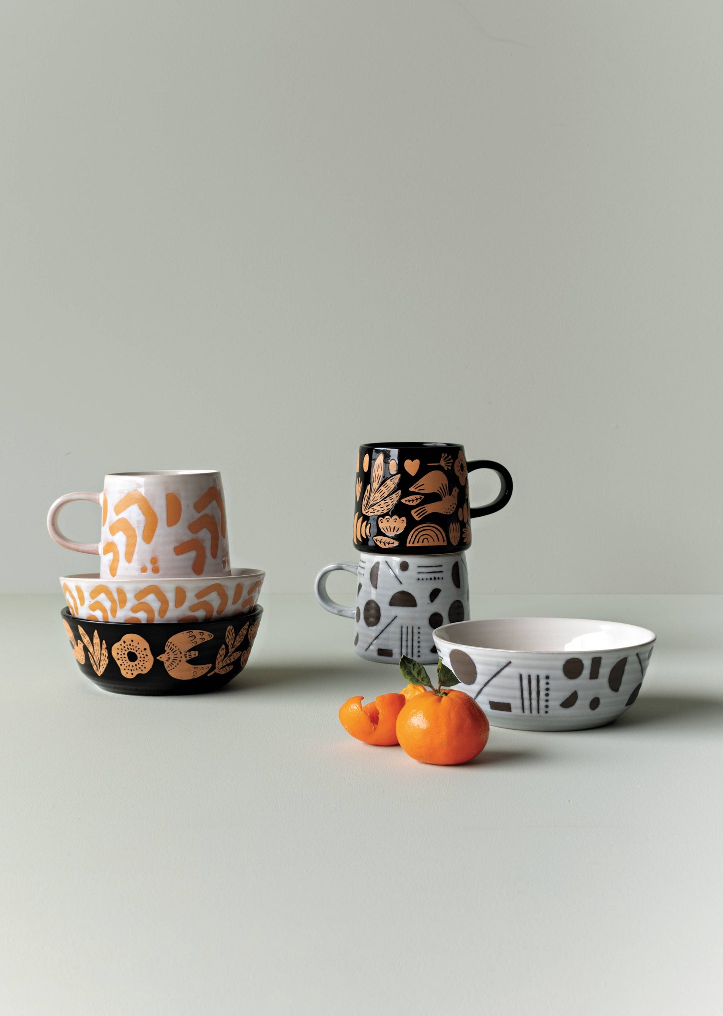 Danica Studio Myth Imprint Stoneware Mugs 12 oz