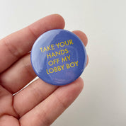 Lobby Boy Wes Anderson Grand Budapest Hotel Button