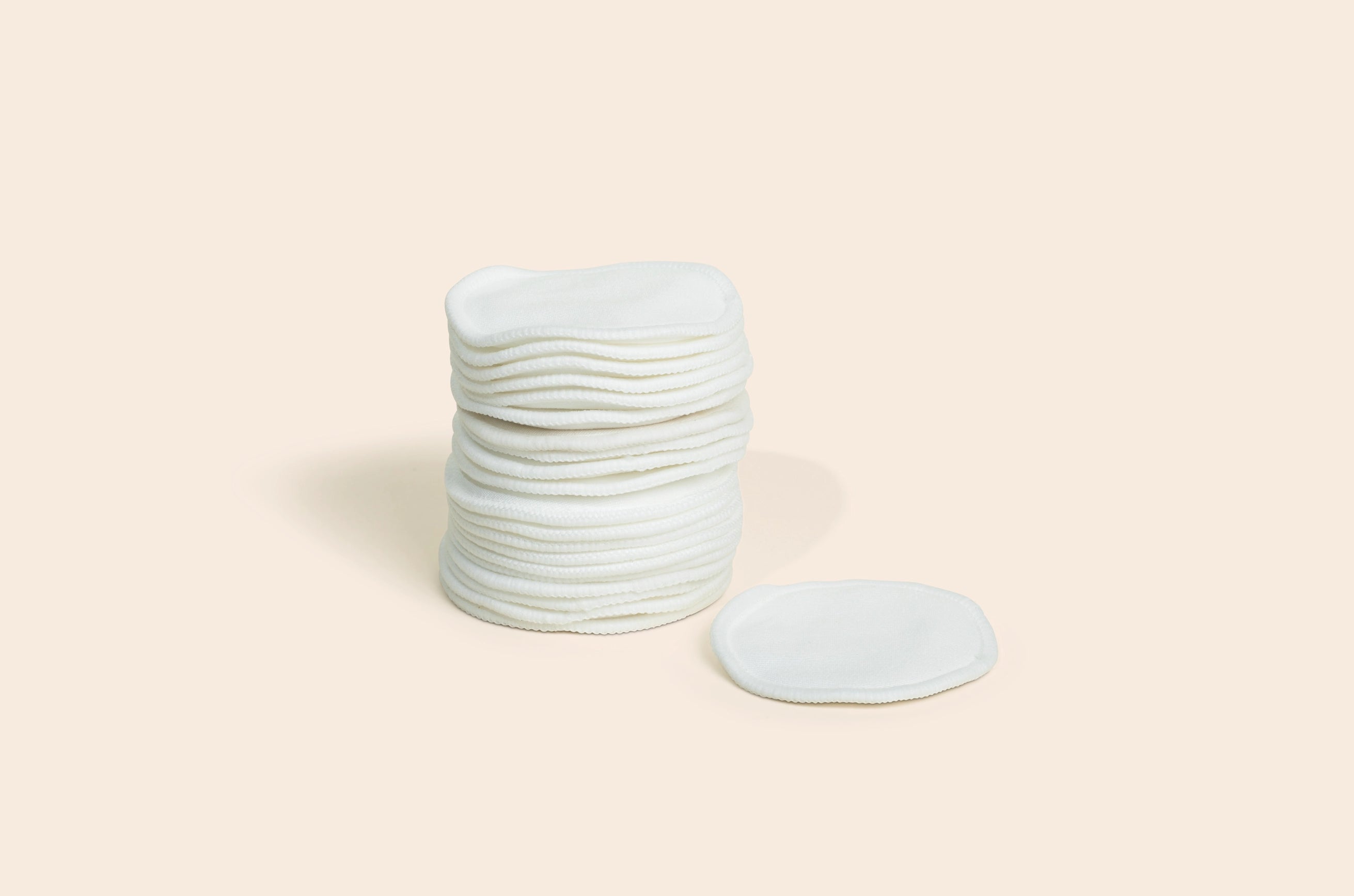 Set of 20 - Reusable Bamboo Cotton Facial Rounds