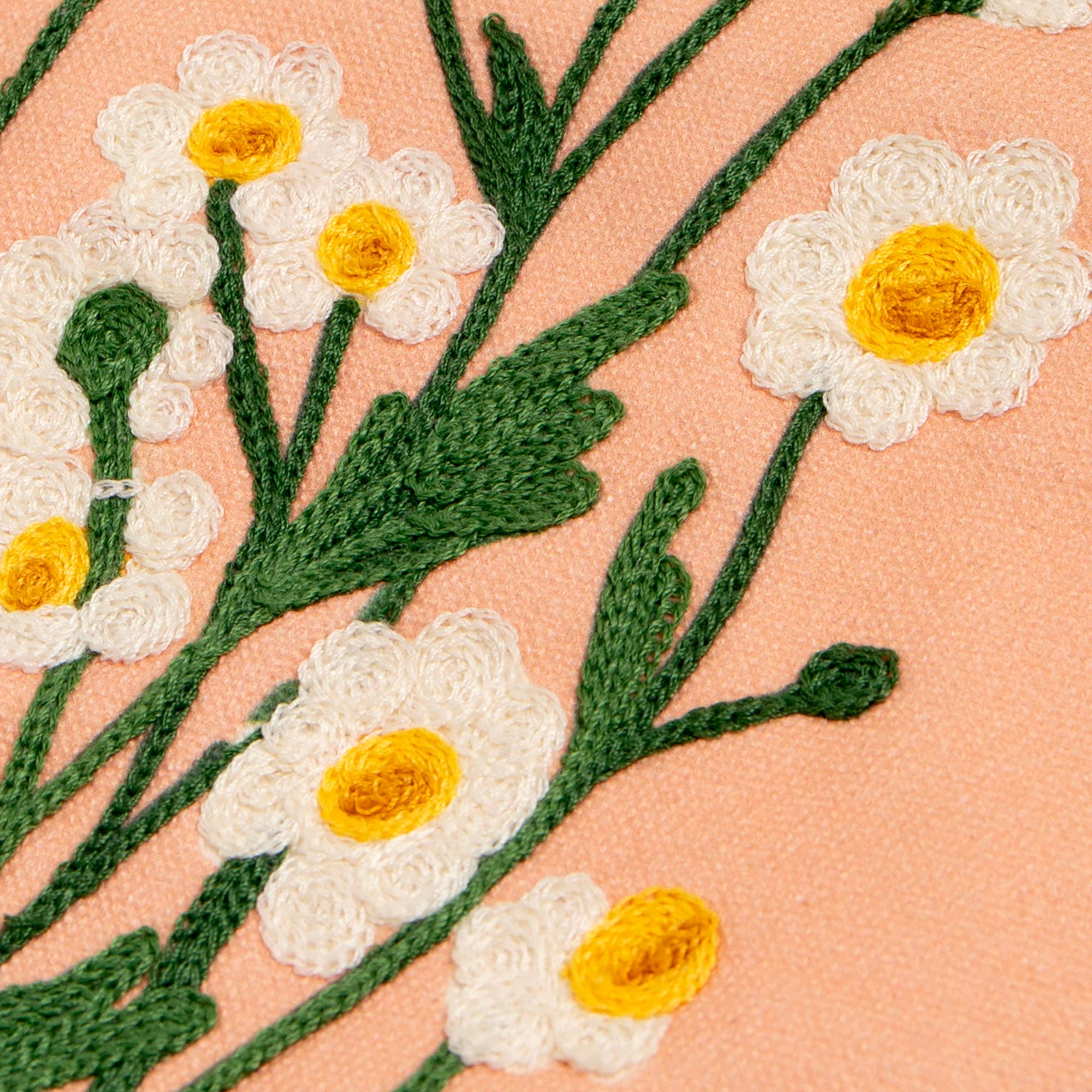 Wild At Heart Embroidered Canvas Banner