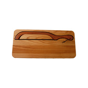 Alder Bread Knife Board And Bread Slicer (Right Handed)