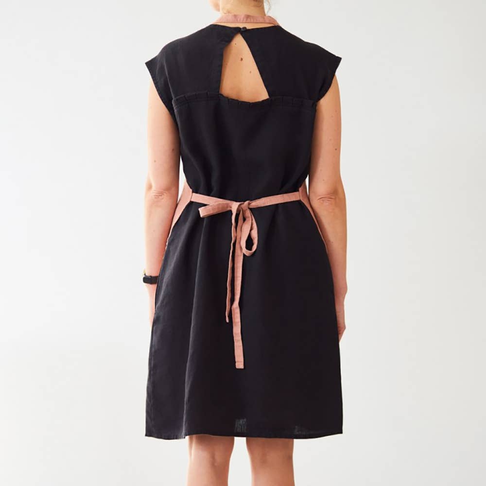 Linen Tales Daily Apron- Cafe Creme