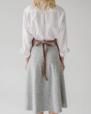 Linen Tales Daily Apron- Ashes of Roses