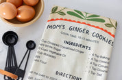 Ginger Cookies Tea Towel – Holiday Baking