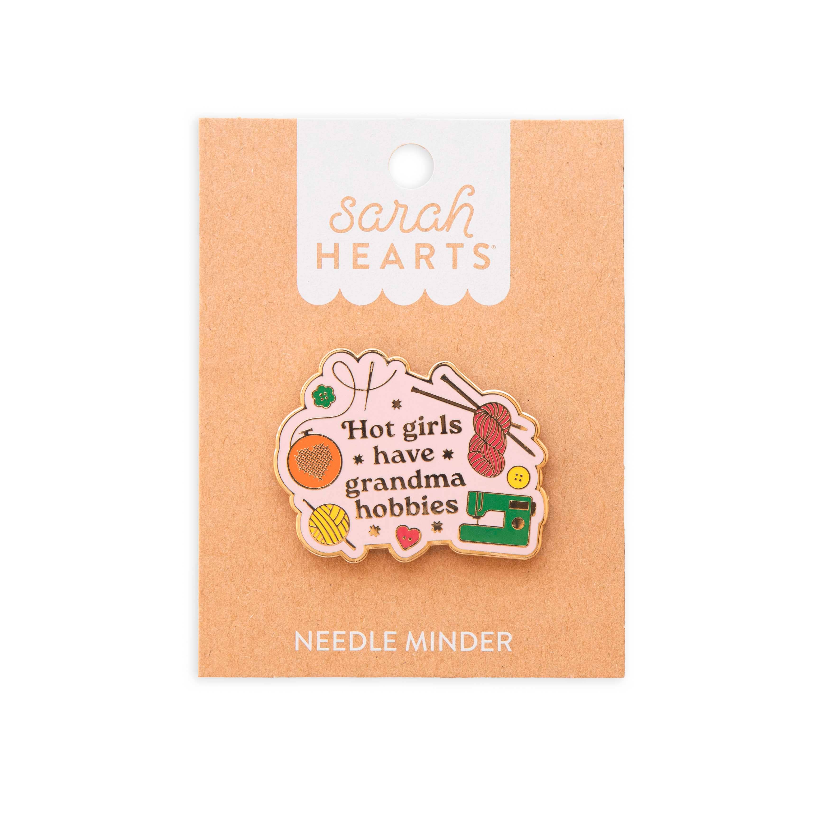 Hot Girls Have Grandma Hobbies Magnetic Needle Minder